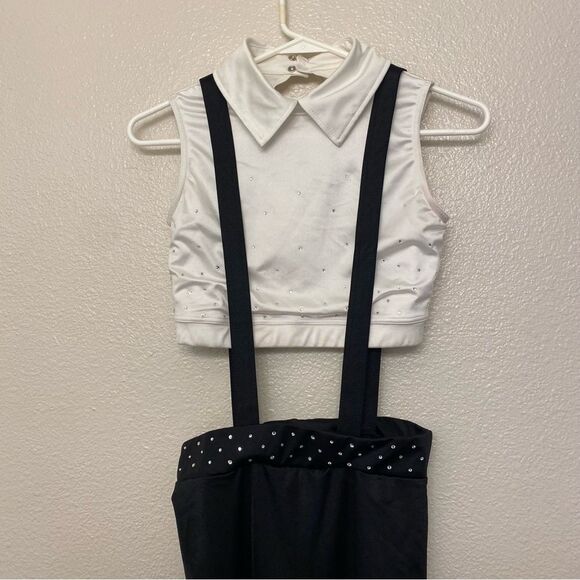 WEISSMAN Dance Costume menswear inspired black white Bye Bye Blackbird 14089 SA - Picture 5 of 15